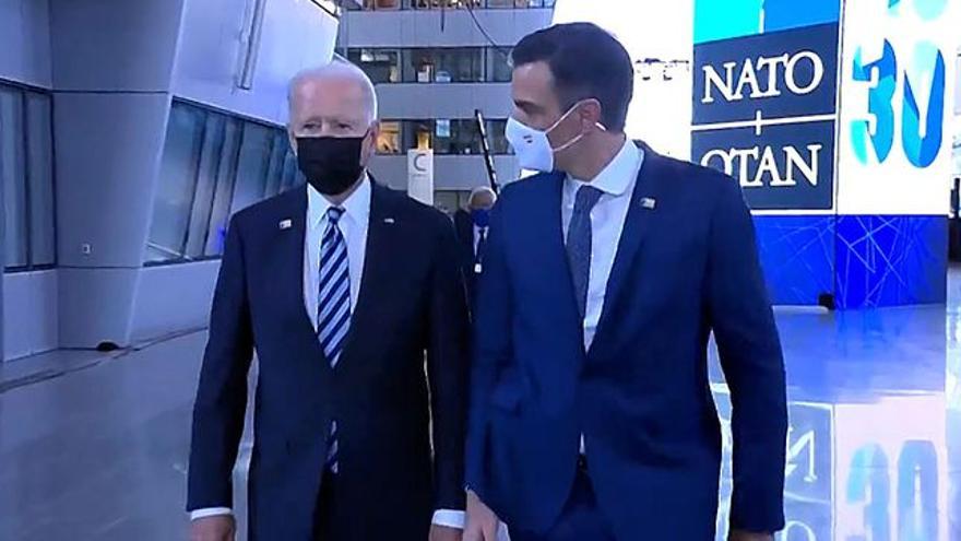 Sánchez y Biden mantendrán hoy su primer contacto en la cumbre de la OTAN - Vimarsana News