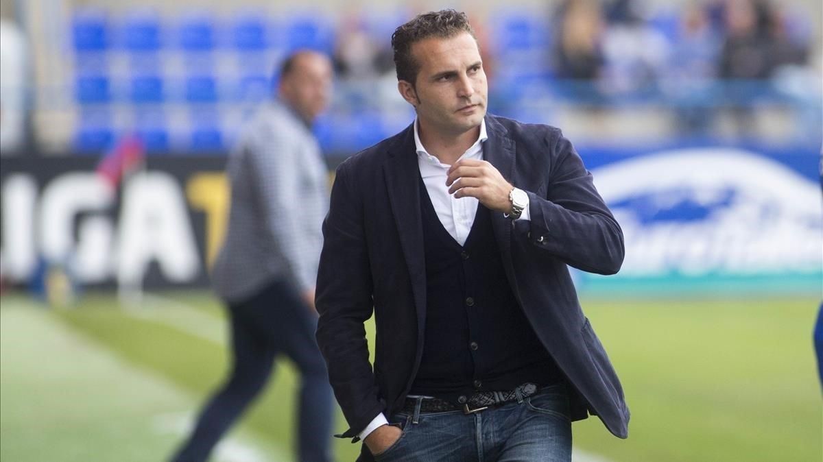 Rubén Baraja, destituido del Sporting. Rubén Baraja, destituido del Sporting.