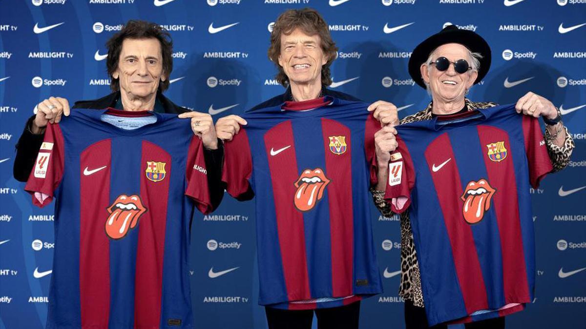 El Barça lucirá la lengua de los Rolling Stones en el clásico ante el Madrid | VÍDEO