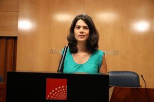 Isa Serra, portavoz de Unidas Podemos en la Asamblea de Madrid.