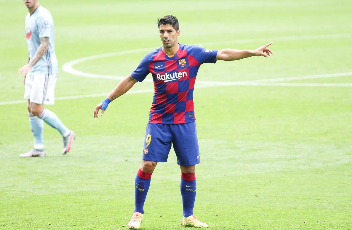 El delantero del Barça Luis Suárez durante el partido contra el Celta. El delantero del Barça Luis Suárez durante el partido contra el Celta.
