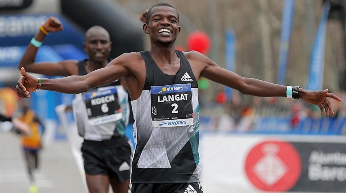 Kiplagat guanya sense rècord la mitja marató de Barcelona