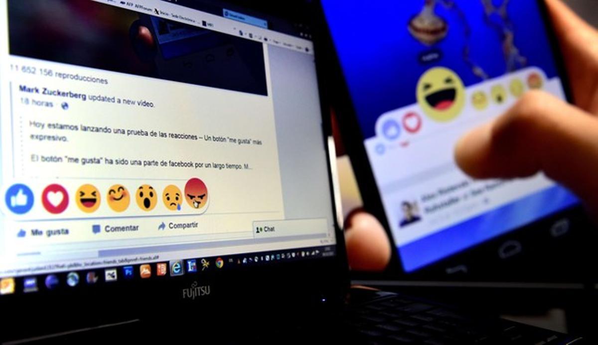 Una página de Facebook con las distintas opciones que ofrece la red social desde este viernes en España e Irlanda. Una página de Facebook con las distintas opciones que ofrece la red social desde este viernes en España e Irlanda.