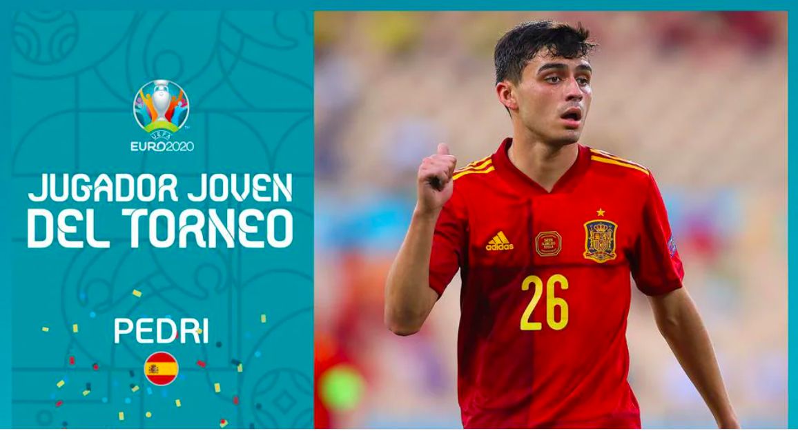 Pedri, elegido mejor jugador joven de la Eurocopa - Vimarsana News
