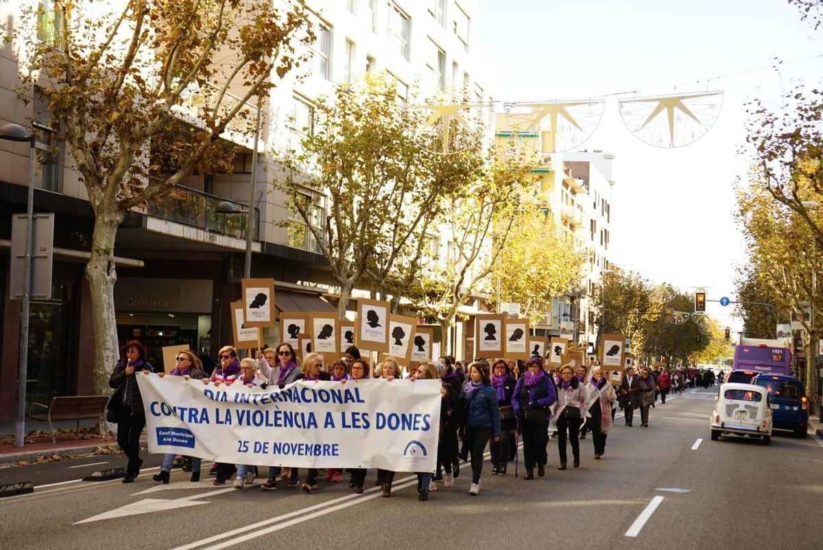 La última marcha en Esplugues contra la violencia machista fue en 2019 La última marcha en Esplugues contra la violencia machista fue en 2019