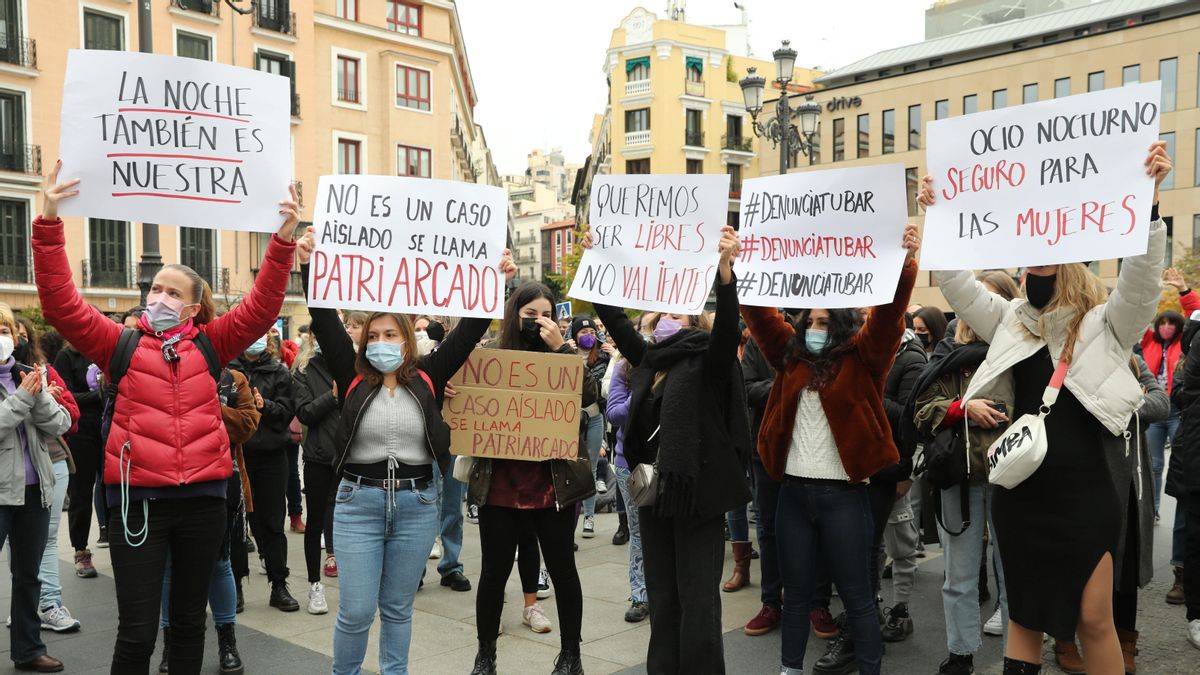 Manifestación contra la sumisión química a mujeres Manifestación contra la sumisión química a mujeres