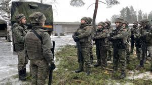 Subgrupo táctico mecanizado Lobo, unidad del ejército español desplegado en la misión de la OTAN en Letonia.