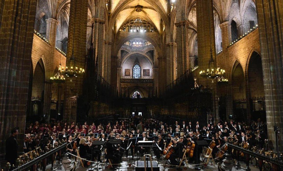 Quien Hizo La Catedral De Barcelona Réquiem por Montserrat Caballé en la Catedral de Barcelona