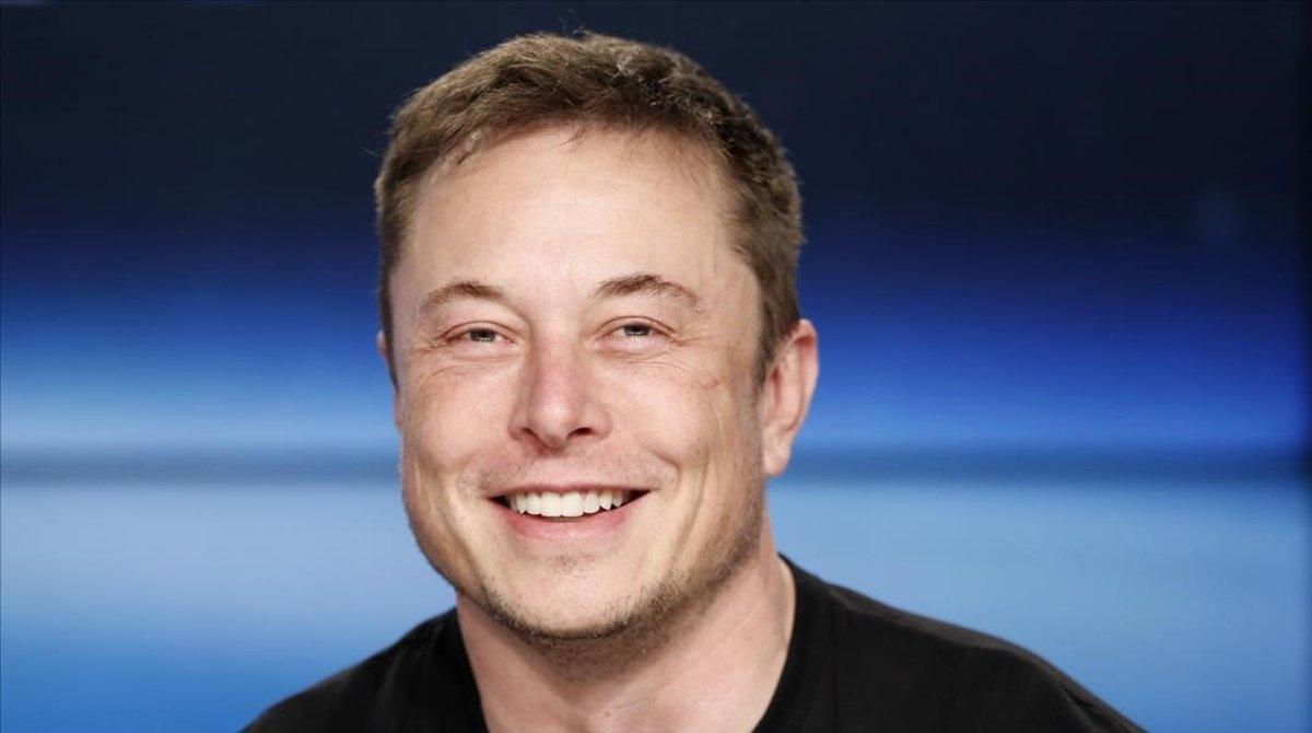 Elon Musk en una conferencia de prensa en el Centro Espacial Kennedy en Florida (EEUU) en febrero del 2018.