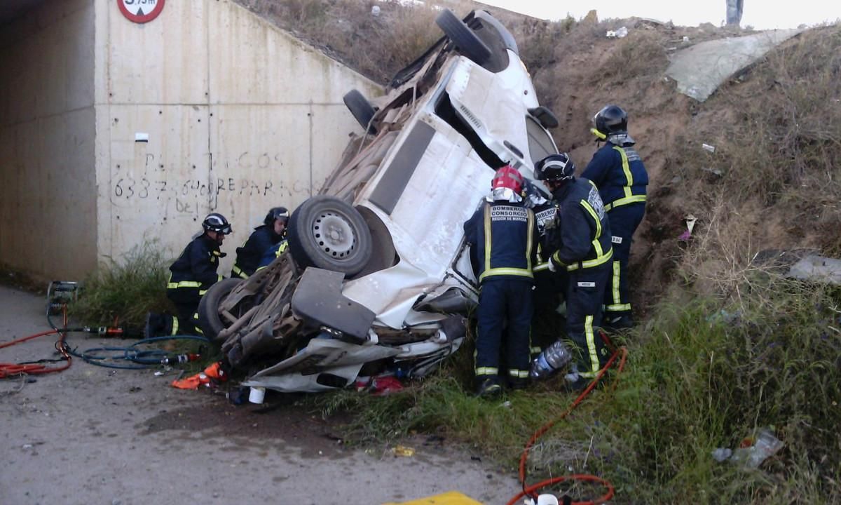 En un accidente por salida de vía ocurrido en Lorca esta semana murieron cinco personas. En un accidente por salida de vía ocurrido en Lorca esta semana murieron cinco personas.