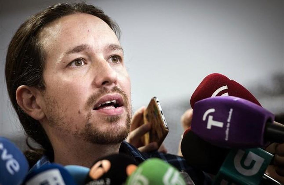 El líder de Podemos, Pablo Iglesias, en una comparecencia reciente ante los medios. El líder de Podemos, Pablo Iglesias, en una comparecencia reciente ante los medios.