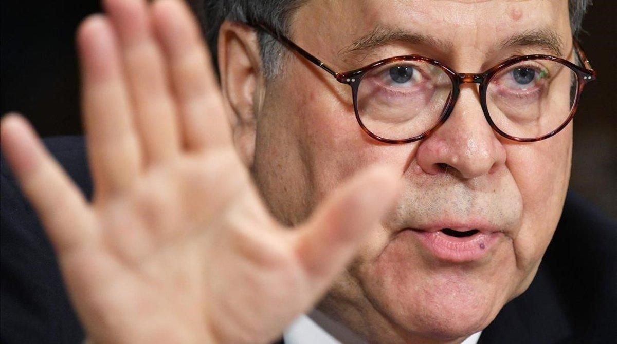 El fiscal general de EEUU, William Barr. El fiscal general de EEUU, William Barr.