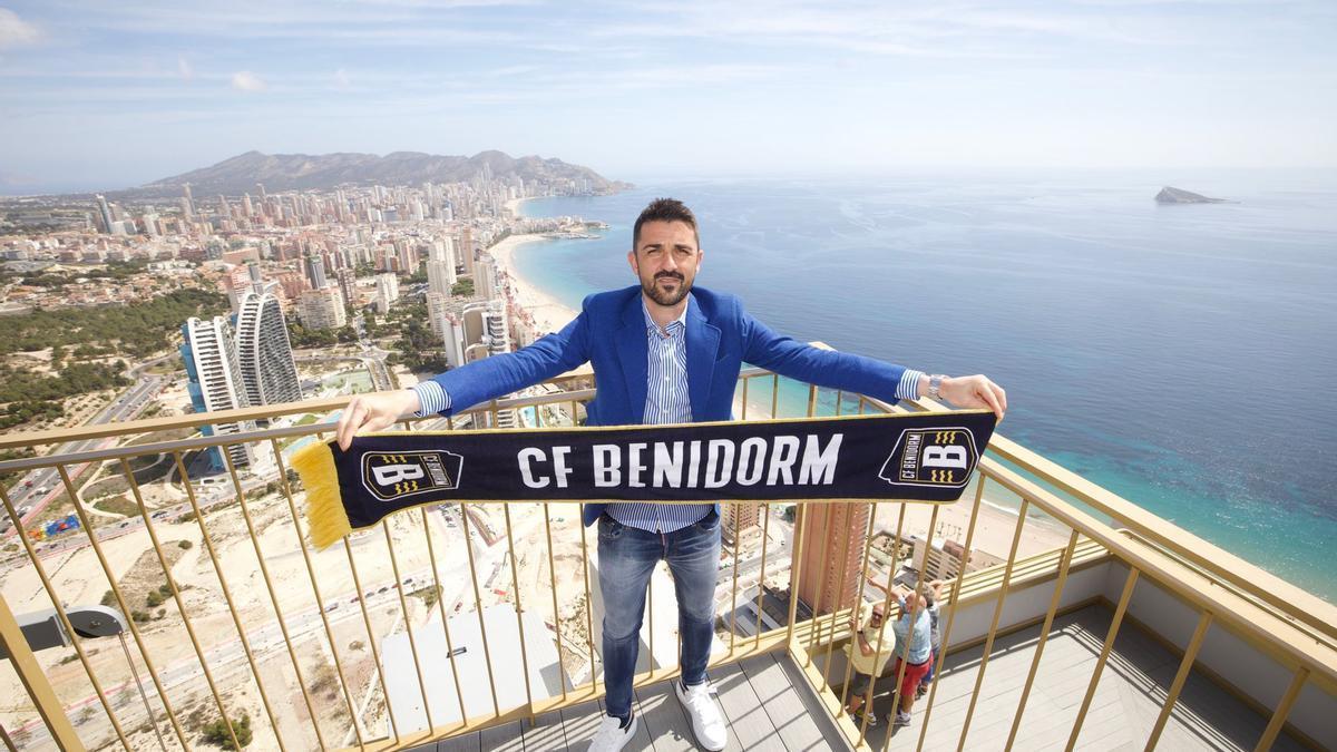 David Villa: "Haremos crecer al CF Benidorm con paciencia"