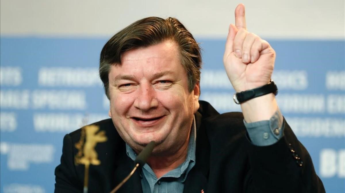Aki Kaurismäki, en la Berlinale. Aki Kaurismäki, en la Berlinale.
