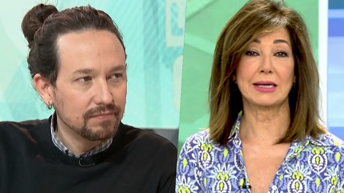 Pablo Iglesias y Ana Rosa Quintana Pablo Iglesias y Ana Rosa Quintana