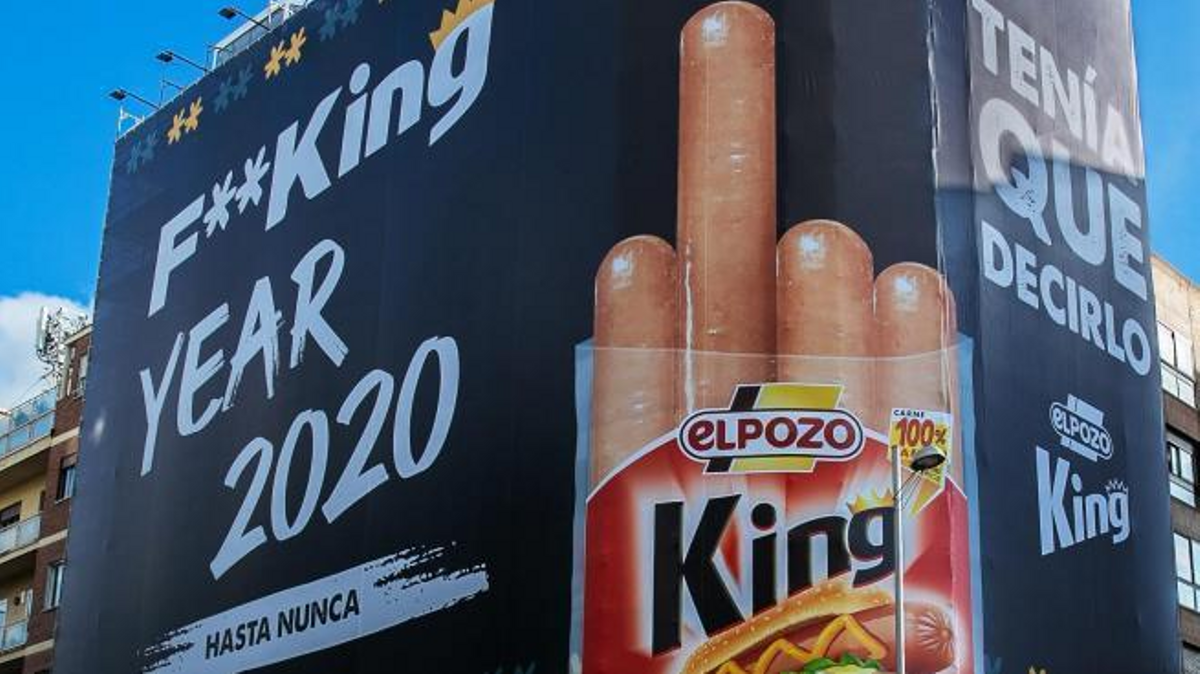 El anuncio de El Pozo en Madrid. El anuncio de El Pozo en Madrid.