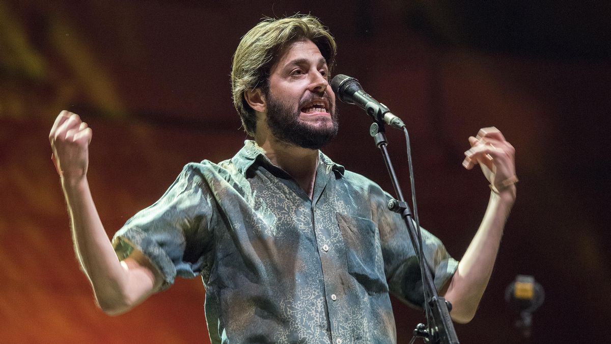 Salvador Sobral, en Barcelona, este domingo. Salvador Sobral, en Barcelona, este domingo.