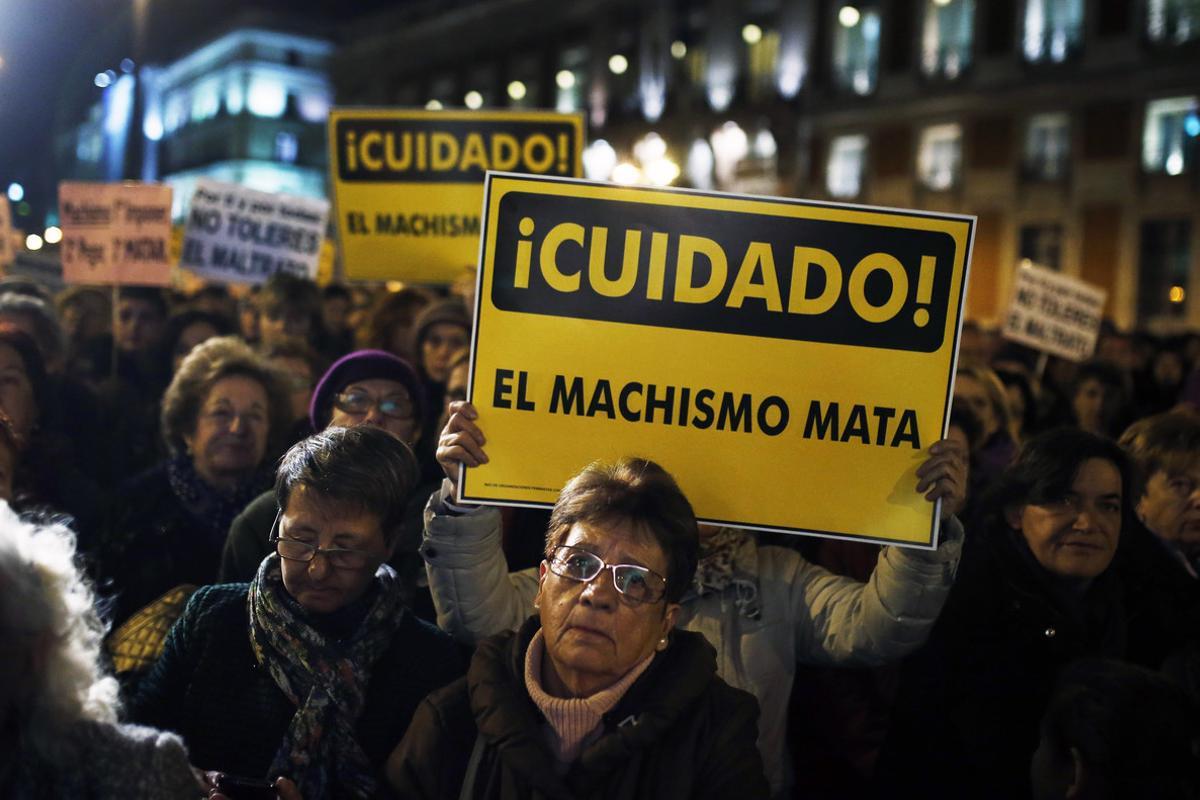 Manifestación en el Día Contra la Violencia Machista celebrada en Madrid en el 2013.