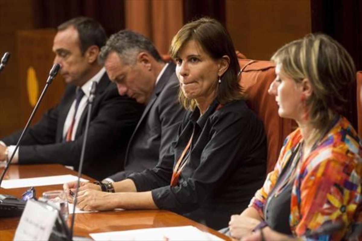 Victoria Álvarez, durante su comparecencia en la comisión de la ’operación Cataluña’ del Parlament. Victoria Álvarez, durante su comparecencia en la comisión de la ’operación Cataluña’ del Parlament.