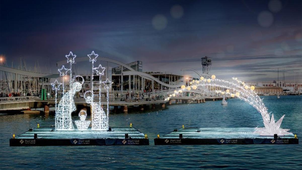 El Port de Barcelona potencia la seva fira nadalenca davant el mar