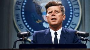 El presidente de EEUU John Fitzgerald Kennedy.