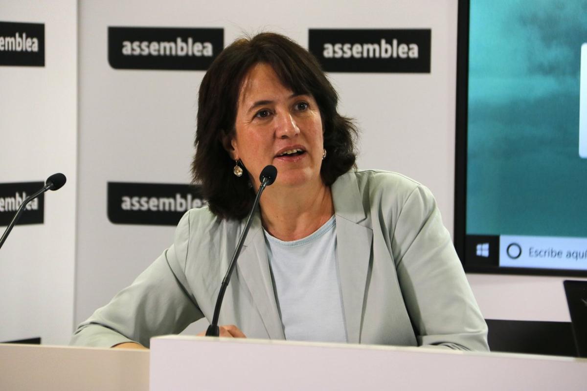 Elisenda Paluzie, presidenta de la ANC. Elisenda Paluzie, presidenta de la ANC.