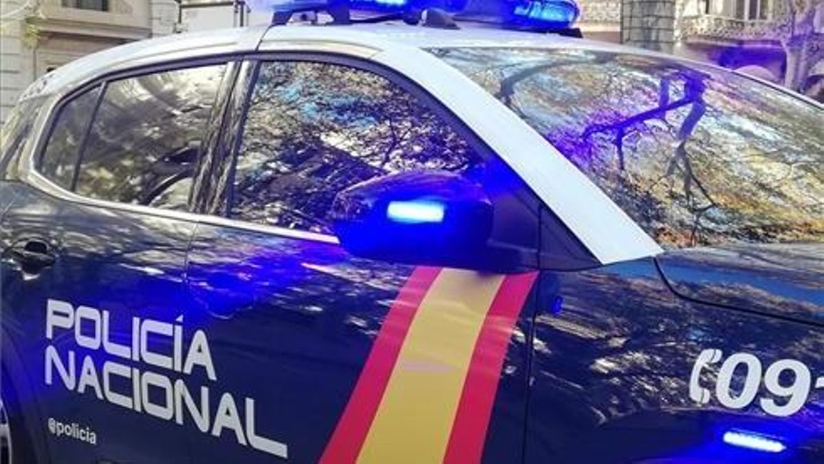 Un coche de la Policía Nacional. Un coche de la Policía Nacional.