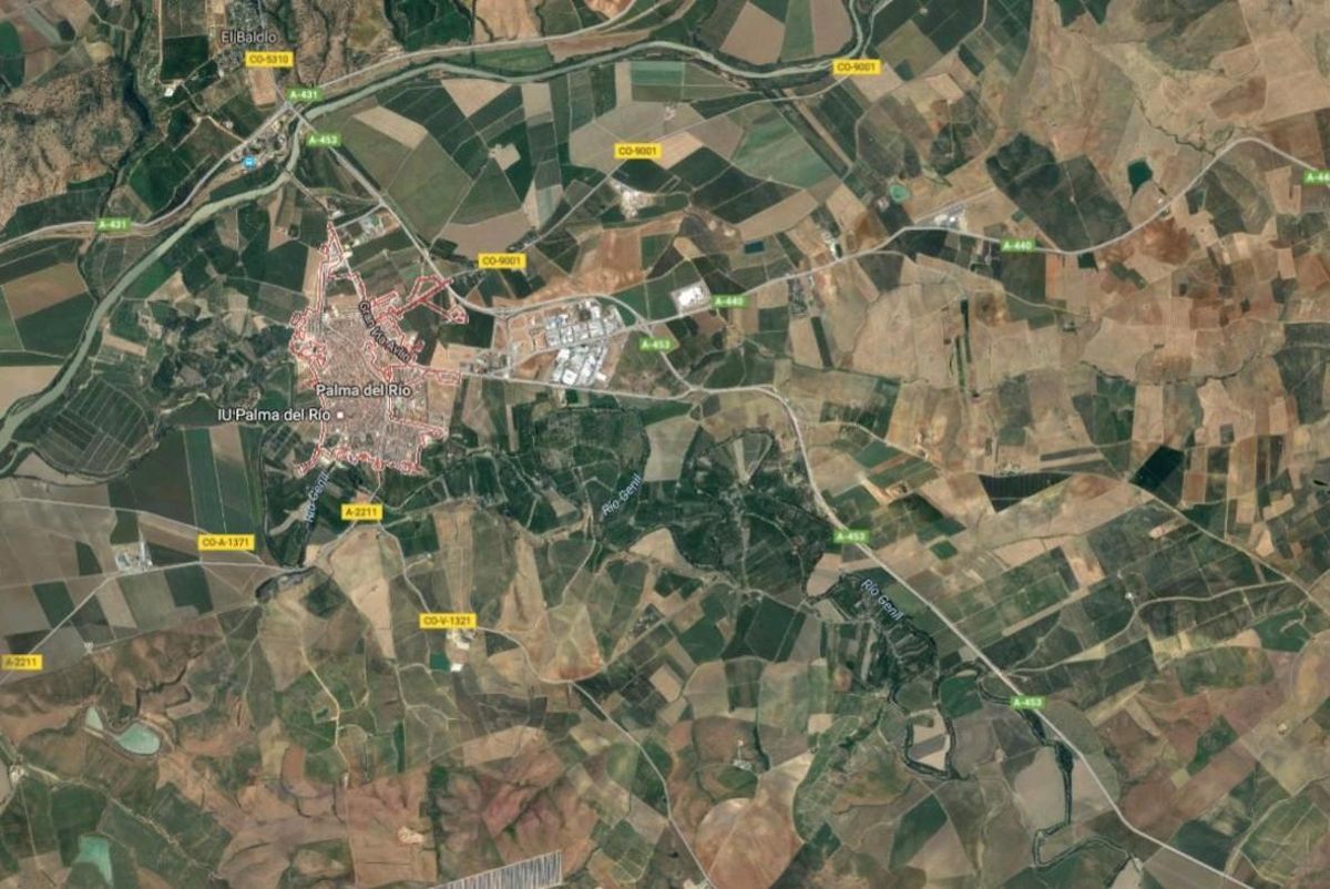 Mapa de la zona en la que se ha producido el accidente mortal entre un autobús y un coche. Mapa de la zona en la que se ha producido el accidente mortal entre un autobús y un coche.
