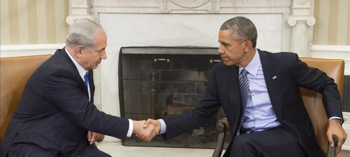 Netanyahu y Obama, en la Casa Blanca en octubre del 2014. Netanyahu y Obama, en la Casa Blanca en octubre del 2014.