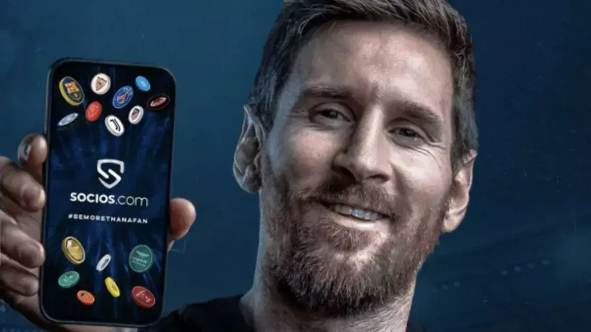 Messi es la imagen de Socios.com, la empresa que ha comprado el 25% de Barça Studios.