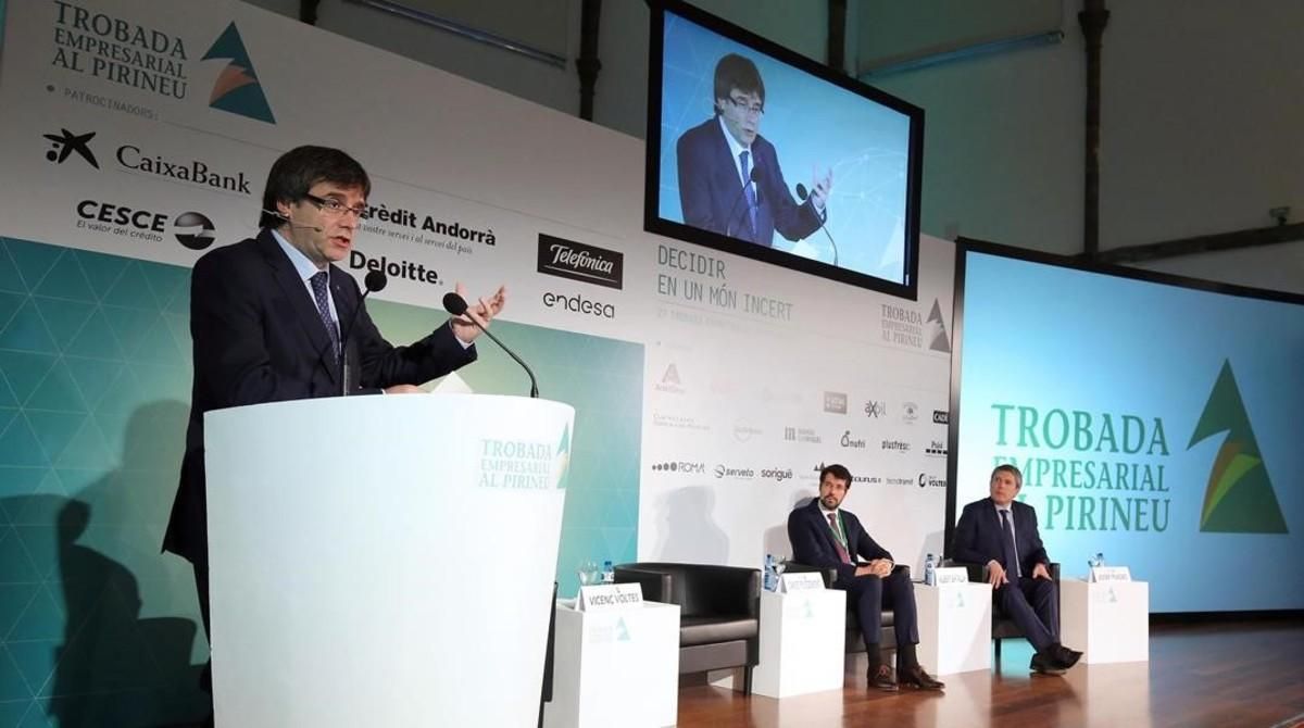 Puigdemont inaugura la Jornada Empresarial del Perineu. Puigdemont inaugura la Jornada Empresarial del Perineu.