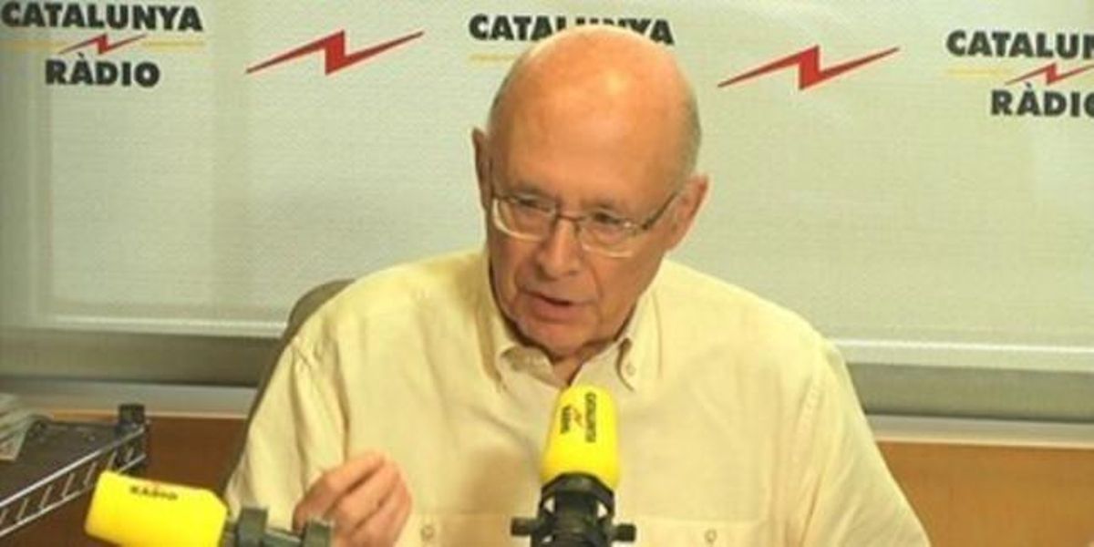 Joan Rigol, durante la entrevista. CATALUNYA RÀDIO Joan Rigol, durante la entrevista. CATALUNYA RÀDIO