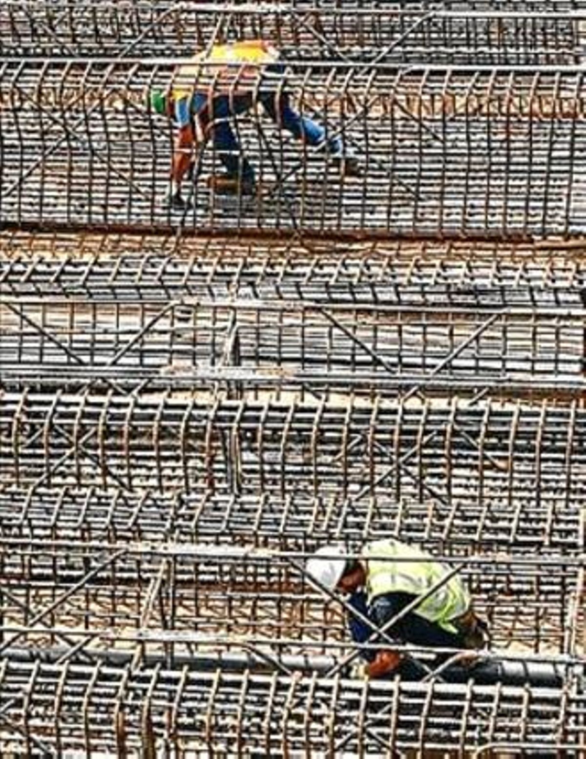 Trabajos junto a la estación. Trabajos junto a la estación.