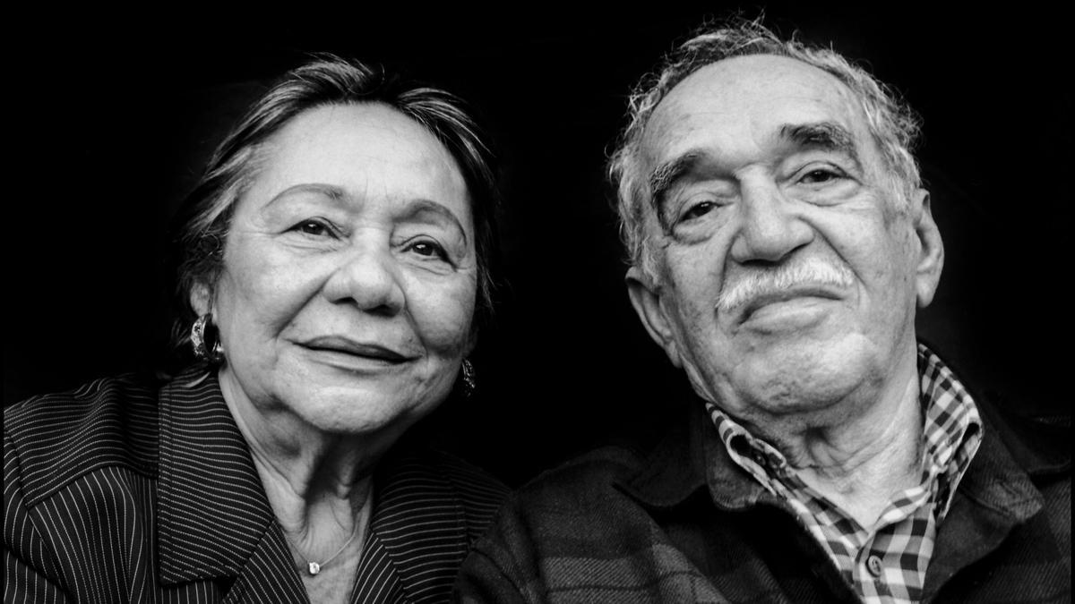 Mercedes Barcha y Gabriel García Márquez en el 2008, en Los Ángeles. 