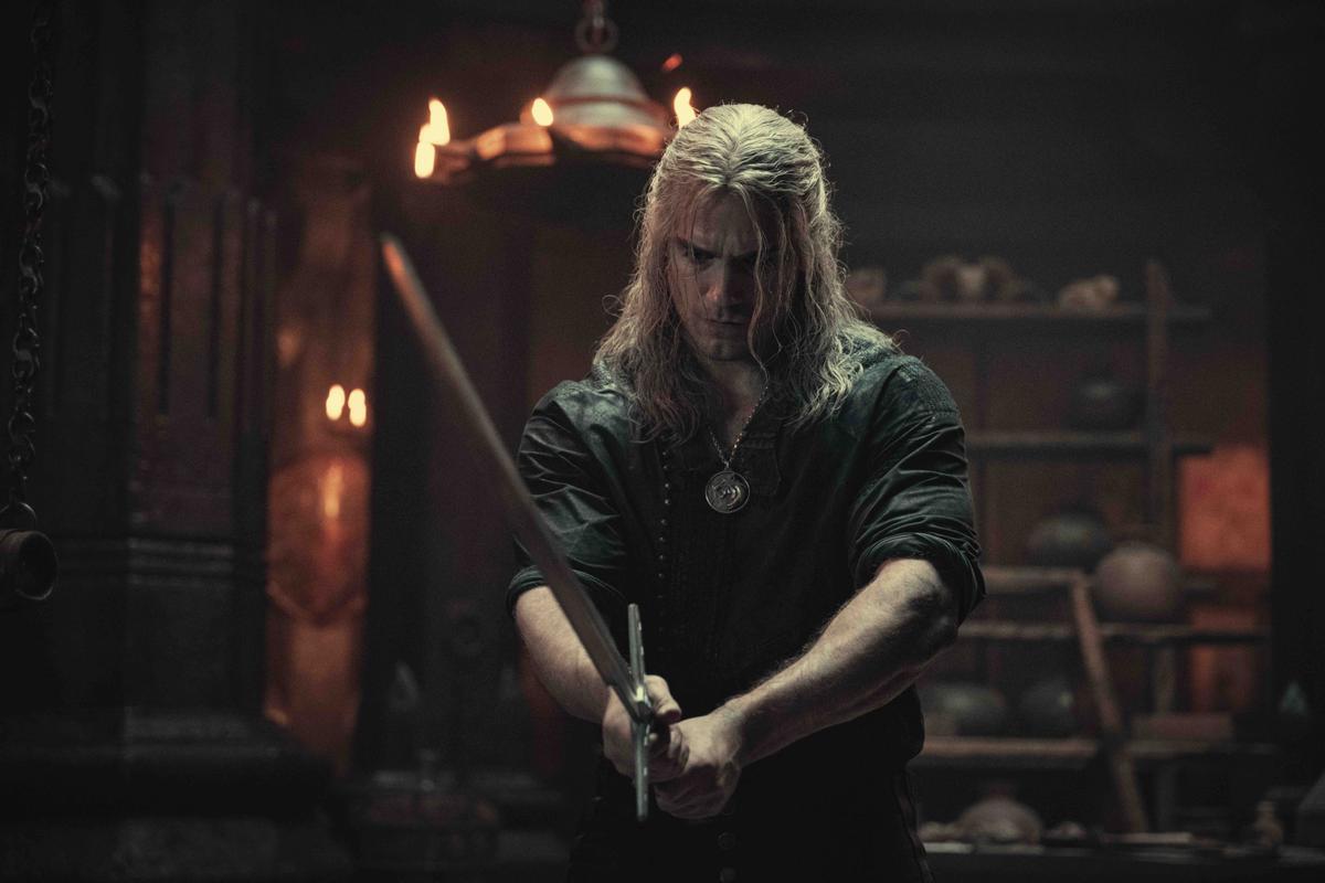 Henry Cavill (Geralt de Rivia) en la segunda temporada de ’The witcher’.