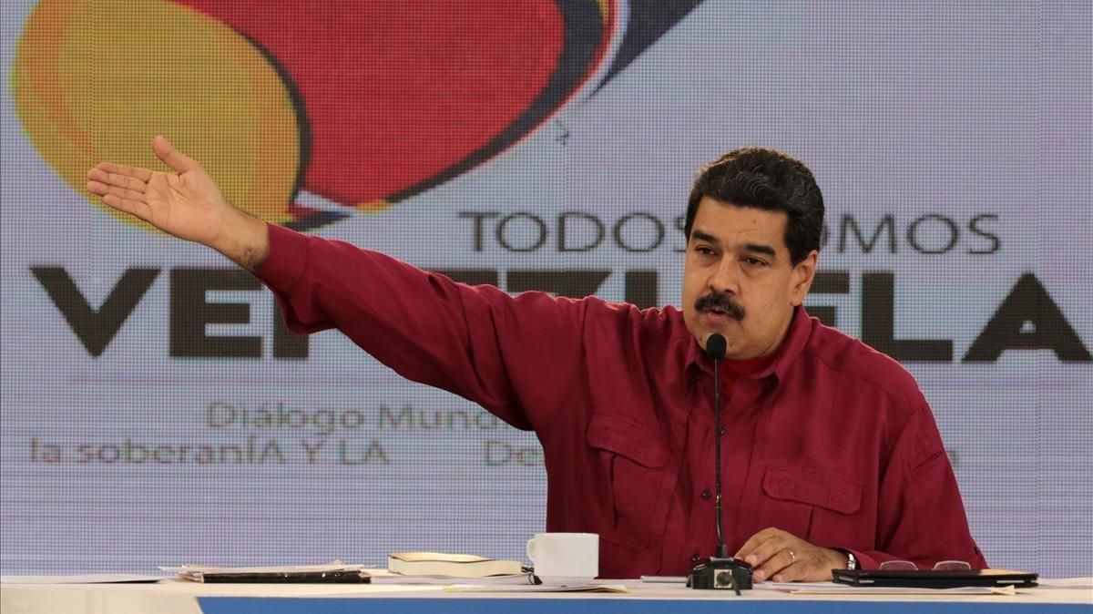 Maduro interviene durante la emisión semanal de ’Los Domingos con Maduro’, en Caracas, el 17 de septiembre. Maduro interviene durante la emisión semanal de ’Los Domingos con Maduro’, en Caracas, el 17 de septiembre.