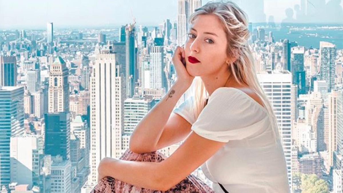 Anita Hernández, Azul Místico, en uno sus viajes a Nueva York. Anita Hernández, Azul Místico, en uno sus viajes a Nueva York.