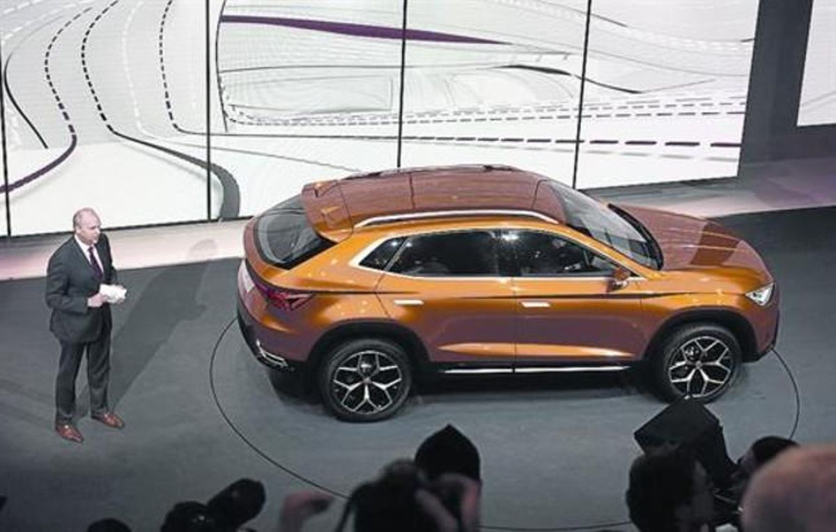 Presentación en Ginebra del prototipo 20V20, en el que se basará el futuro SUV grande de la marca. Presentación en Ginebra del prototipo 20V20, en el que se basará el futuro SUV grande de la marca.