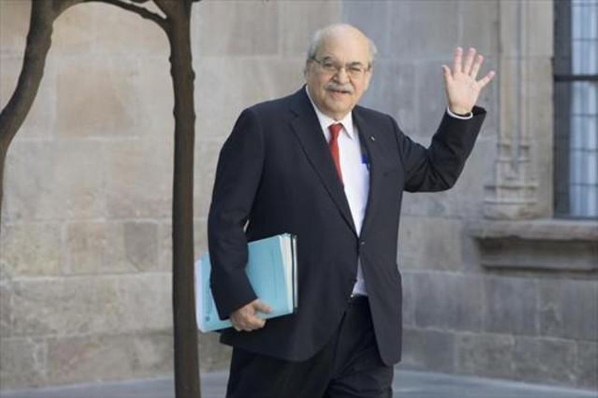 El ’conseller’ Andreu Mas-Colell. El ’conseller’ Andreu Mas-Colell.