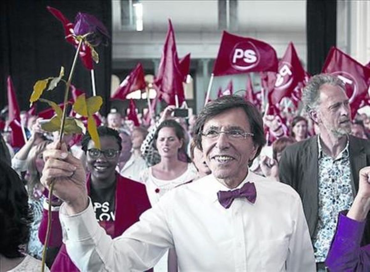El primer ministro belga, Elio di Rupo, en un acto de su partido. El primer ministro belga, Elio di Rupo, en un acto de su partido.