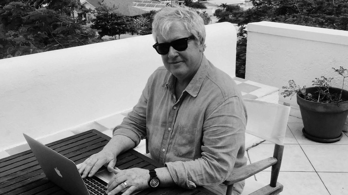Chris Frantz, en su casa de Compass Point, en Bahamas. Chris Frantz, en su casa de Compass Point, en Bahamas.
