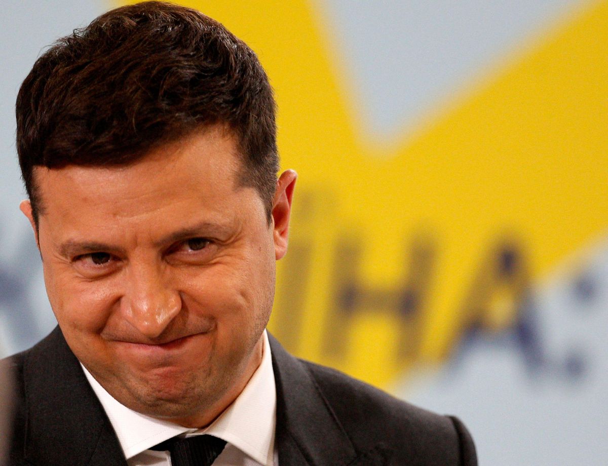 El presidente ucraniano Volodimir Zelensky durante la Plataforma de Crimea El presidente ucraniano Volodimir Zelensky durante la Plataforma de Crimea