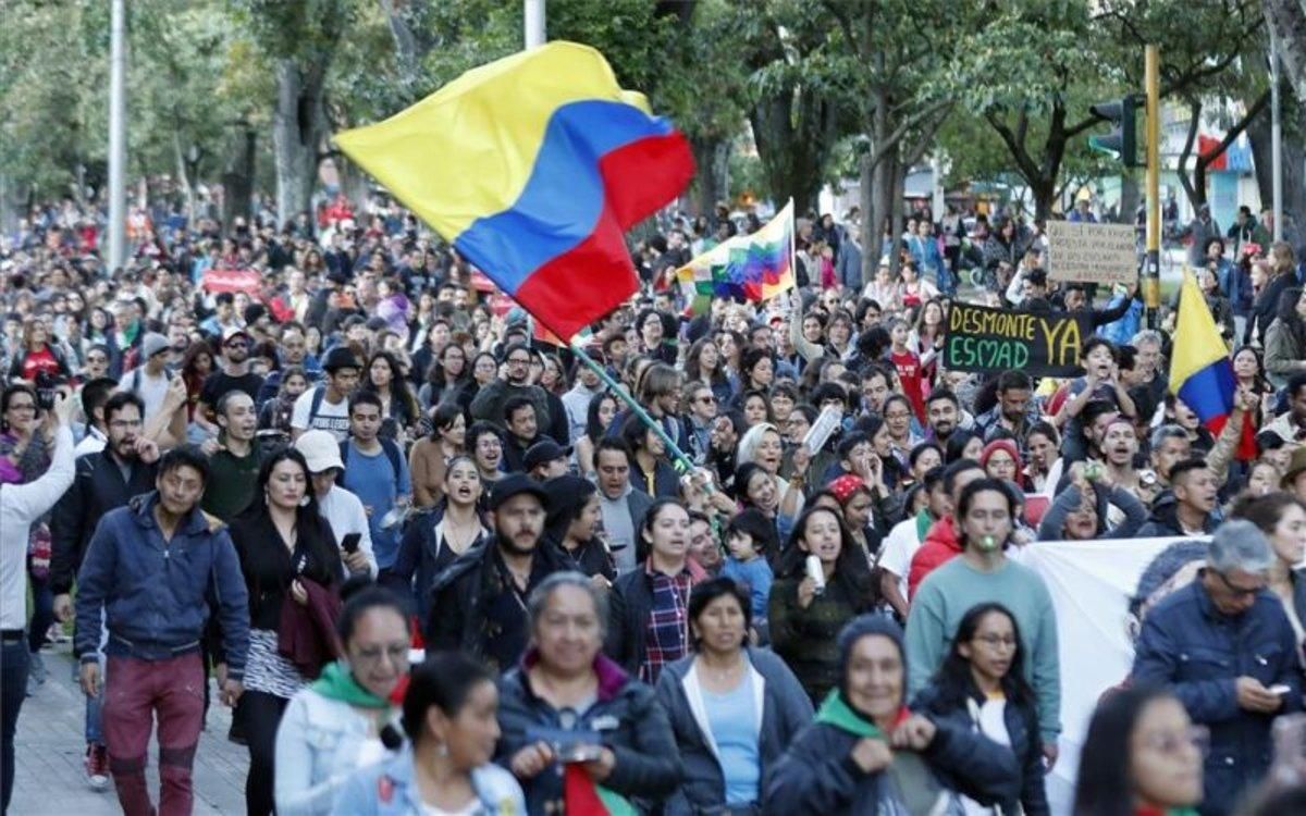 Protestas sociales en las principales ciudades de Colombia. Protestas sociales en las principales ciudades de Colombia.