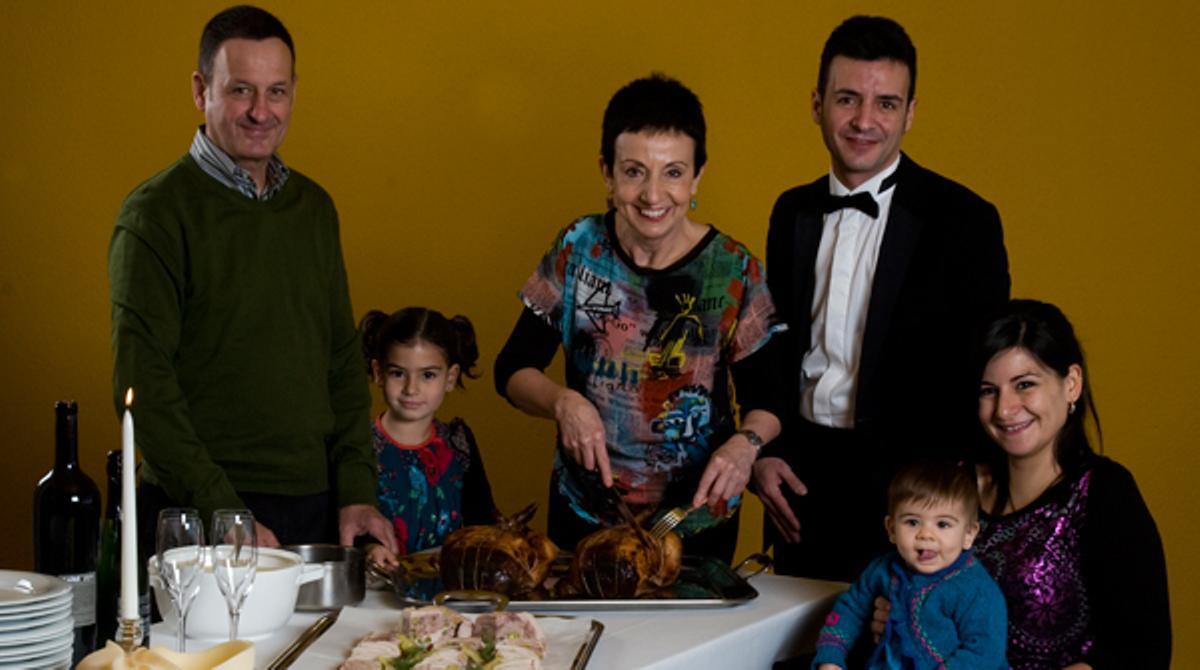 Carme Ruscalleda ofreció a EL PERIÓDICO una cena navideña con seis estrellas Michelin.