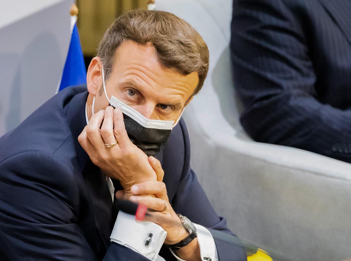 El presidente francés, Emmanuel Macron. 