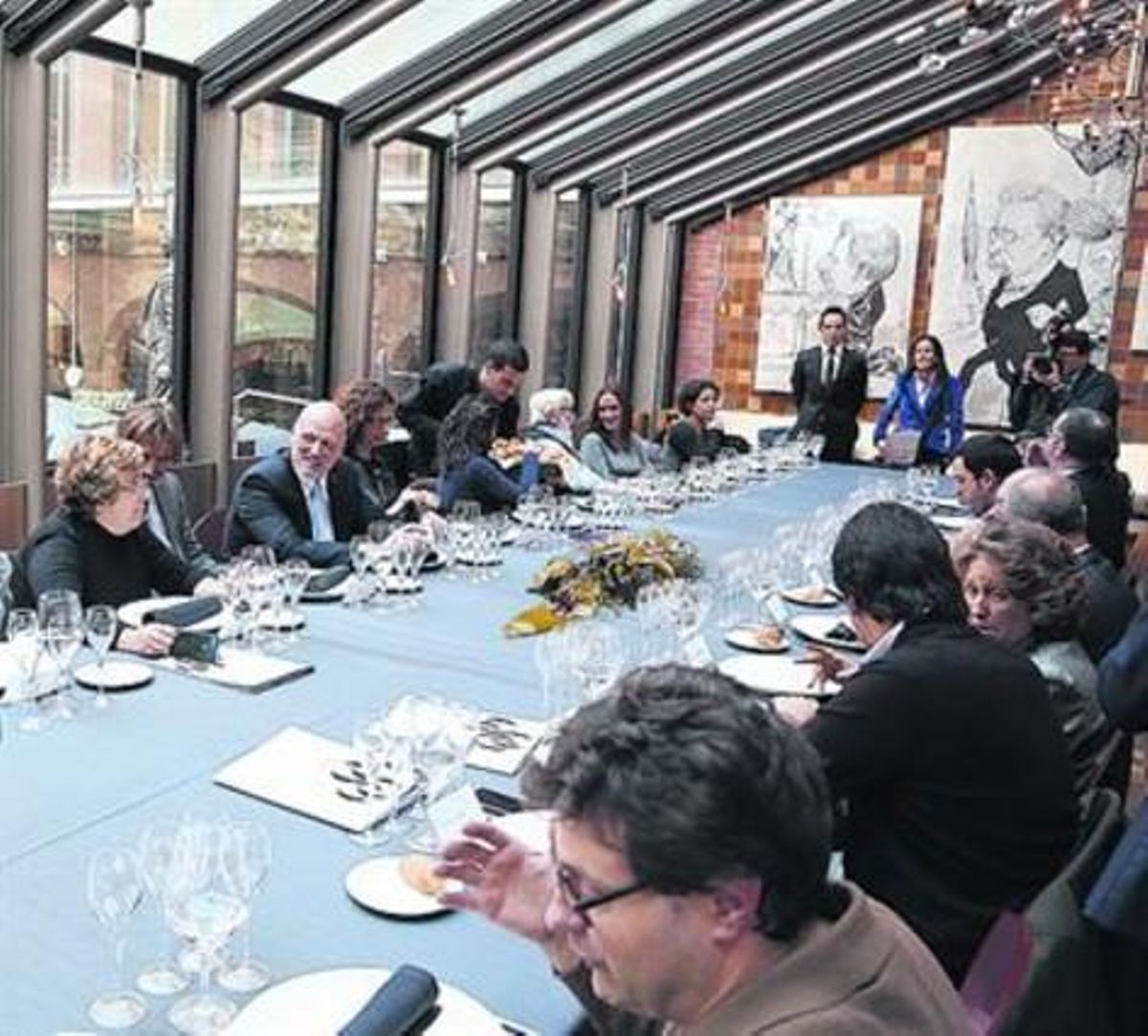 El restaurante Mirador del Palau, ayer en la presentación de su menú. El restaurante Mirador del Palau, ayer en la presentación de su menú.