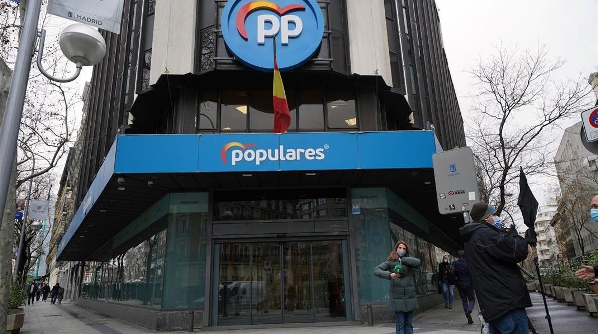 La sede del PP en la calle de Génova, en Madrid. La sede del PP en la calle de Génova, en Madrid.