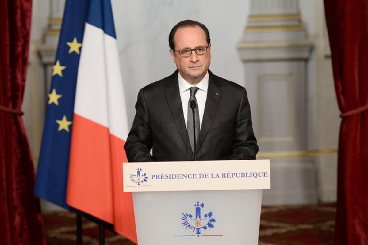 Comparecencia de François Hollande.