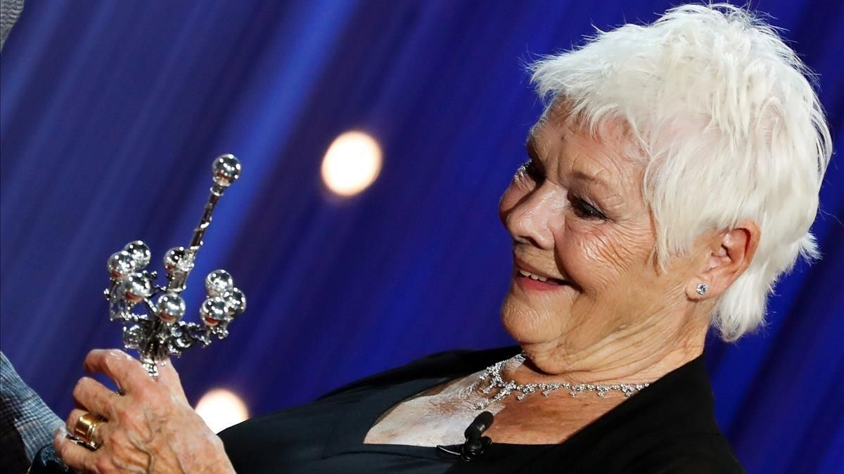 Judi Dench recibe el Premio Donostia. Judi Dench recibe el Premio Donostia.