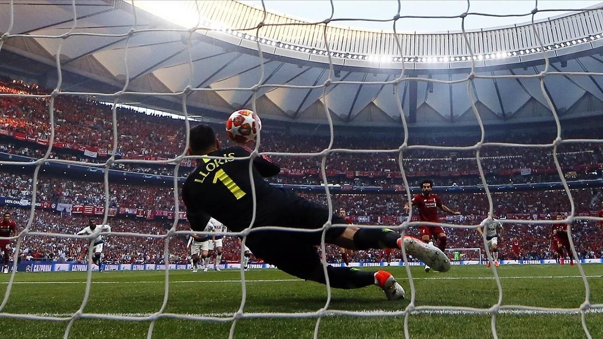 Salah marca el segon gol més ràpid de les finals de la Champions Salah marca el segon gol més ràpid de les finals de la Champions